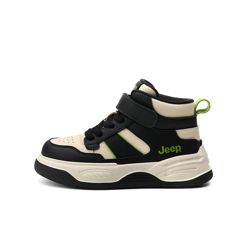 Jeep Trendy High top Kids' Skateboarding Shoes Shadow Black Kids'
