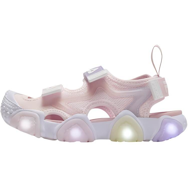 FILA KIDS Starfish Slip Resistant Abrasion Resistant Children's Sandals Mauve Pink Children Aged 3 7 Years Old