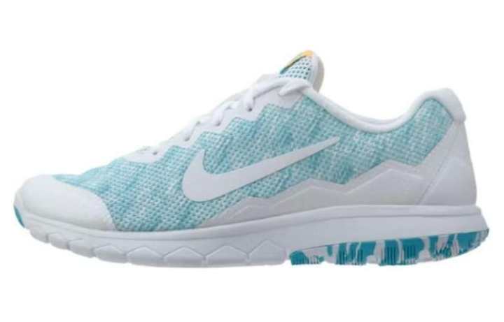 Nike Nike Flex Experience Rn 4 Prem Gamma Blue White-Lsr Orange-White Women's