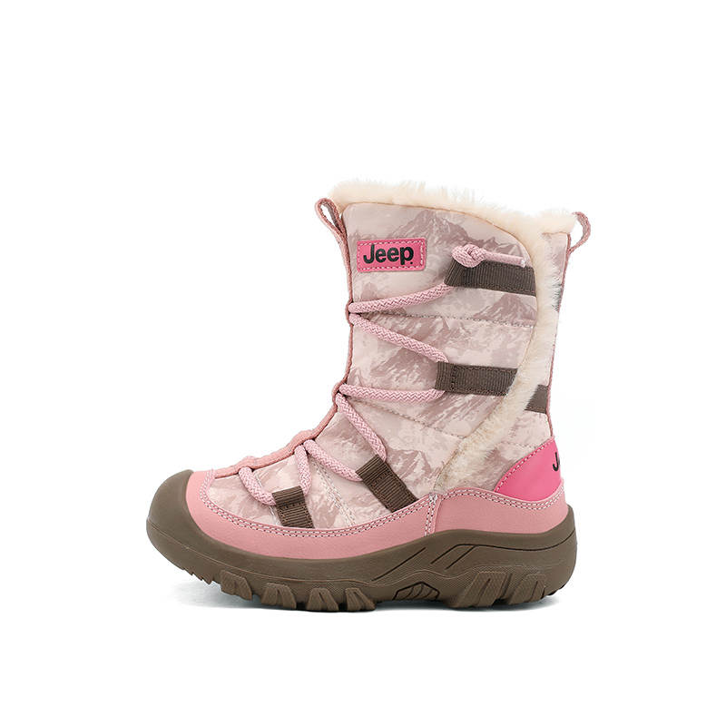 Jeep Anti Kick Cushioning Abrasion Resistant Rebound Waterproof Thermal Height Increasing Kids' Boots Kids'