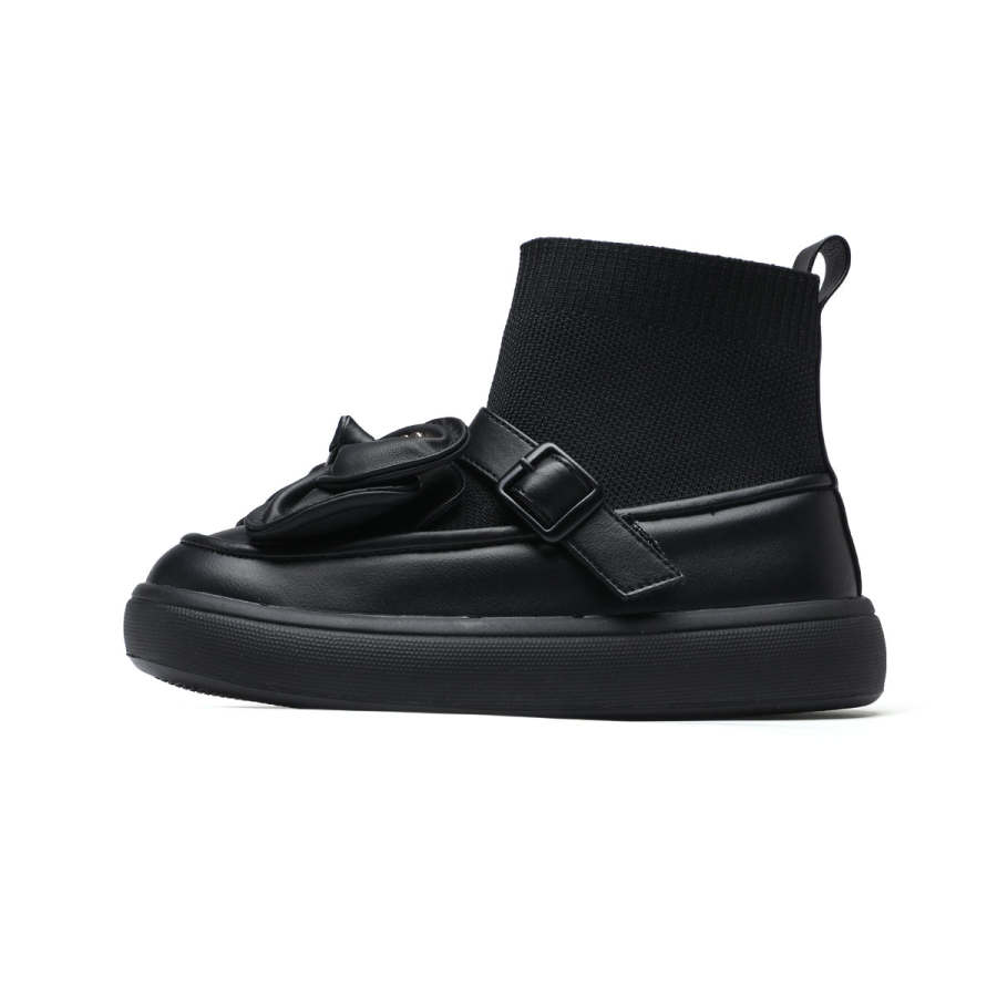 Satchi Synthetic Leather Low Shaft Kids' Boots Kids'