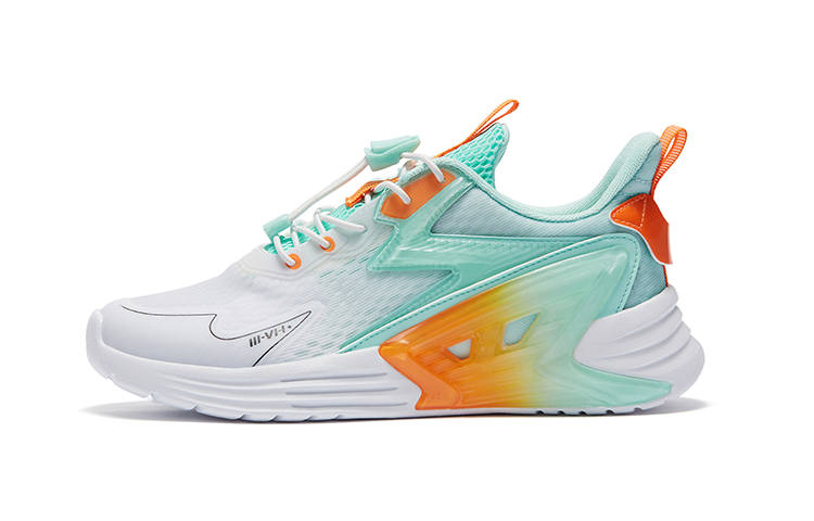 361°KIDS Swift Bullet Technology Kids' Running Shoes White Green Orange Kids'