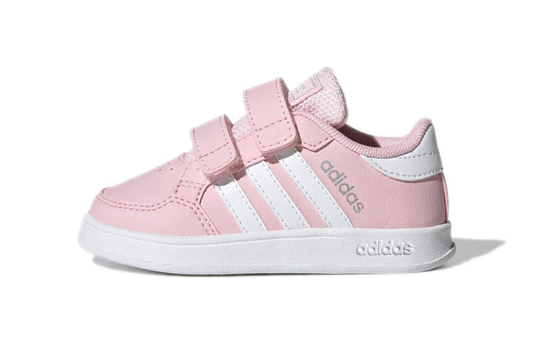 Adidas Neo Breaknet Low top Skateboard Shoes Pink White Infant And Toddler
