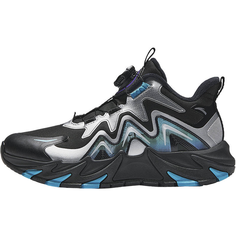 Antakids Insulated Shoes Black Silver Teenagers