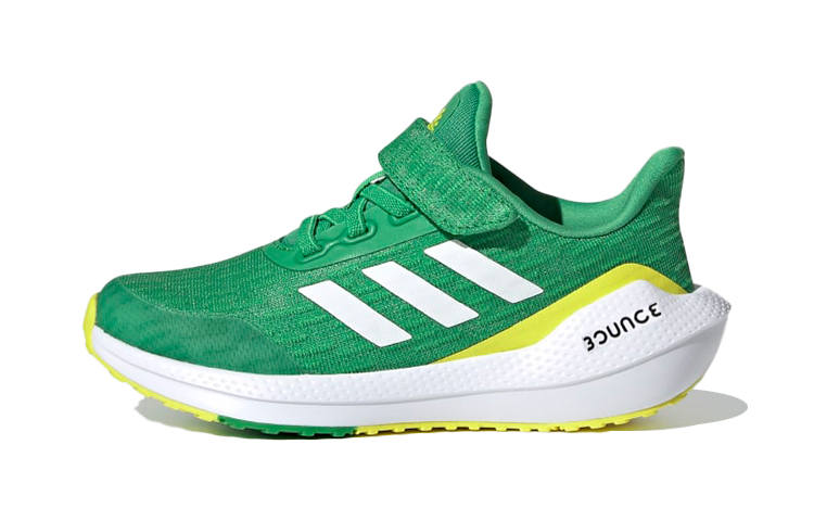 Adidas Adidas EQ21 Run EL K Abrasion Resistant Cushioning Low top Kids' Running Shoes Green Children Aged 3 7 Years Old