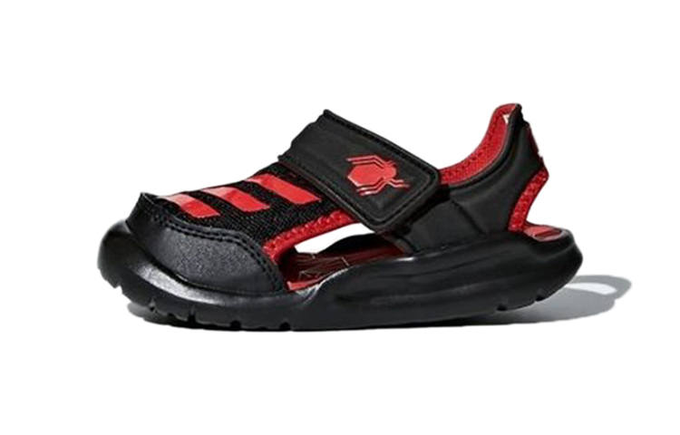 Adidas Adidas Fortaswim I Low top Toddler Shoes Black Red Infant And Toddler