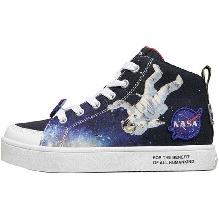 Skechers NASA x Skechers E Pro Mid top Kids' Skateboarding Shoes Black Multicolor Teenagers