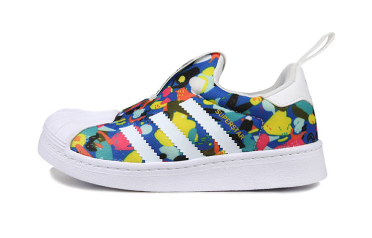 Adidas Originals SUPERSTAR 360 C Anti kick Low top Kids' Skateboarding Shoes Multicolor Children Aged 3 7 Years Old