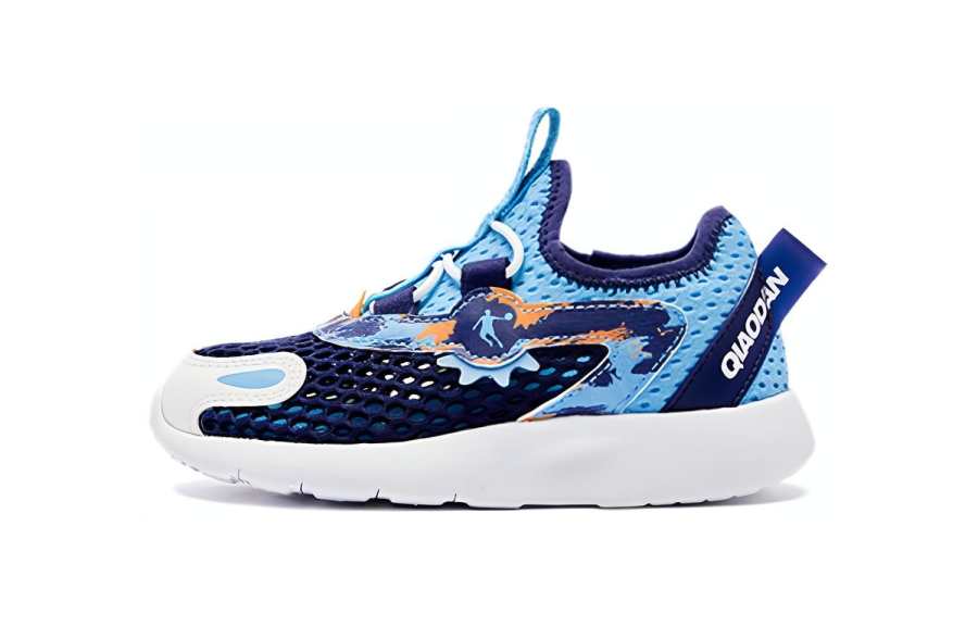QIAODAN Low top Toddler Shoes Blue Infant And Toddler