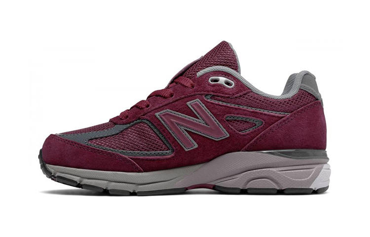 New Balance New Balance 990 Collection V4 Low top Kids' Running Shoes Dark Red Children Aged 3 7 Years Old