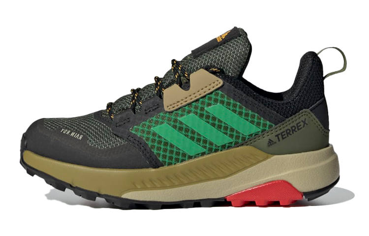 Adidas Adidas Terrex Trailmaker Abrasion Resistant Low top Kids' Running Shoes Army Green Kids'