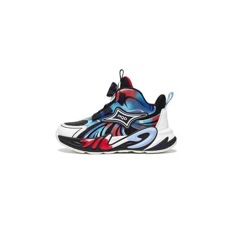 MQD Synthetic Leather Anti Kick, Abrasion Resistant, Breathable Mid top Children's Basketball Shoes Kids'