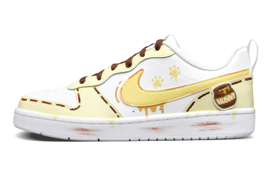 Nike Nike Court Borough Low 2 Leather Slip Resistant Cushioning Abrasion Resistant