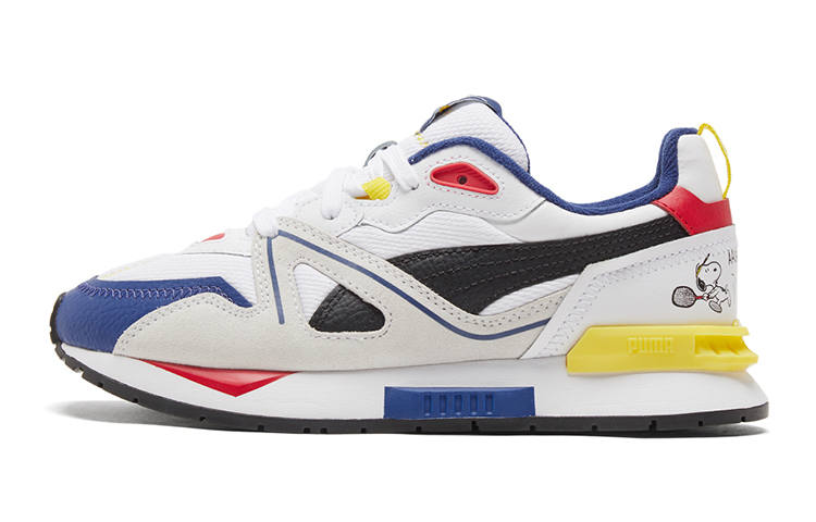 PUMA Peanuts Mirage Mox Jr Snoopy Low top Kids' Running Shoes White Blue Teenagers