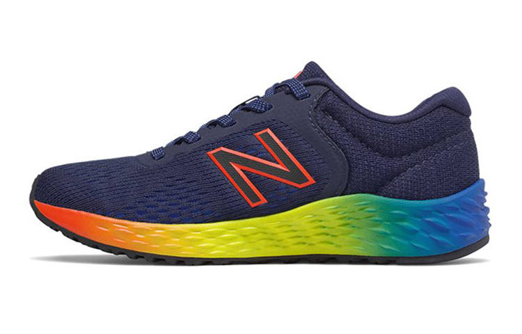 New Balance New Balance Comfortable Cushioning Abrasion Resistant Breathable Low top Kids' Running Shoes Dark Blue Kids'