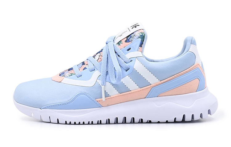 Adidas Originals Flex Collection J Comfortable Low top Kids' Running Shoes Blue White Pink Teenagers