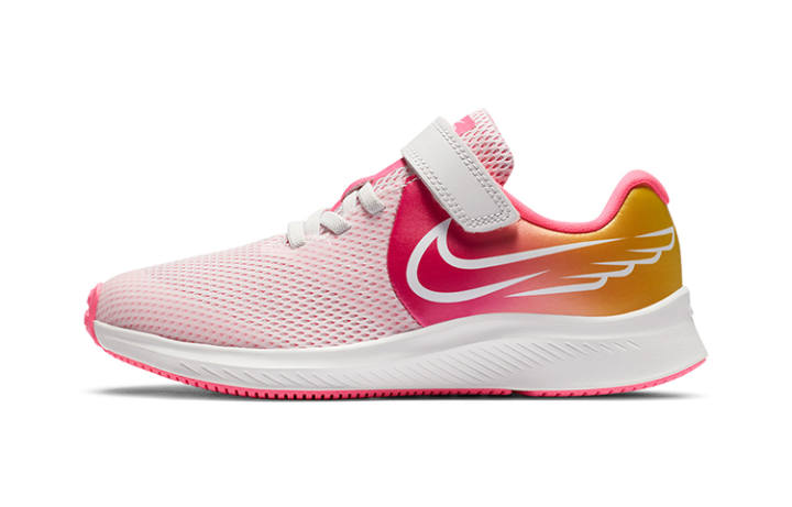 Nike Nike Star Runner 2 Sun Breathable Low top Kids' Running Shoes Pink Yellow Gradient