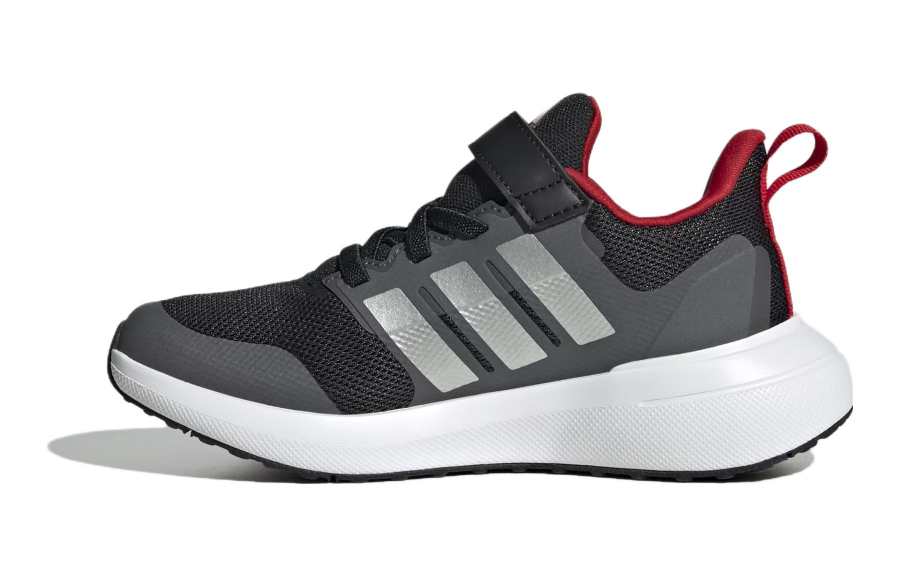 Adidas Adidas Fortarun 2.0 Cushioning, Wear Resistant Low top Kids' Running Shoes Black White Kids'