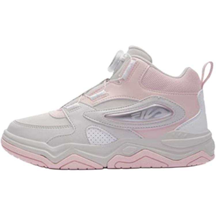 FILA KIDS BOA Anti Kick And Abrasion Resistant Mid top Kids Lifestyle Shoes Light Purple Kids'