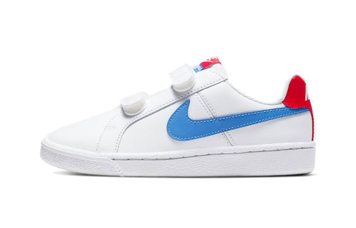 Nike Nike Comfortable Low top Skateboard Shoes White Blue Kids'