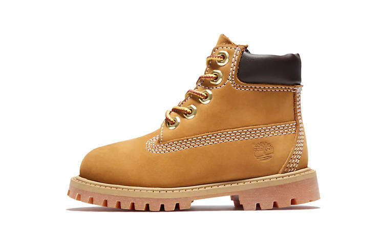 Timberland 6 Inch Abrasion Resistant Cushioning Waterproof Crew Kids' Boots Yellow Children Aged 3 7 Years Old