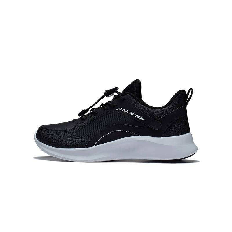 Li-Ning YOUNG Li Ning YOUNG Breathable Abrasion Resistant Low top Casual Shoes Black Kids'