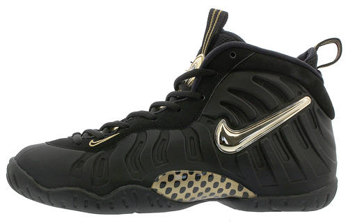 Nike Nike Foamposite Pro Slip Resistant Cushioning Mid top Basketball Shoes Liquid Gold Unisex