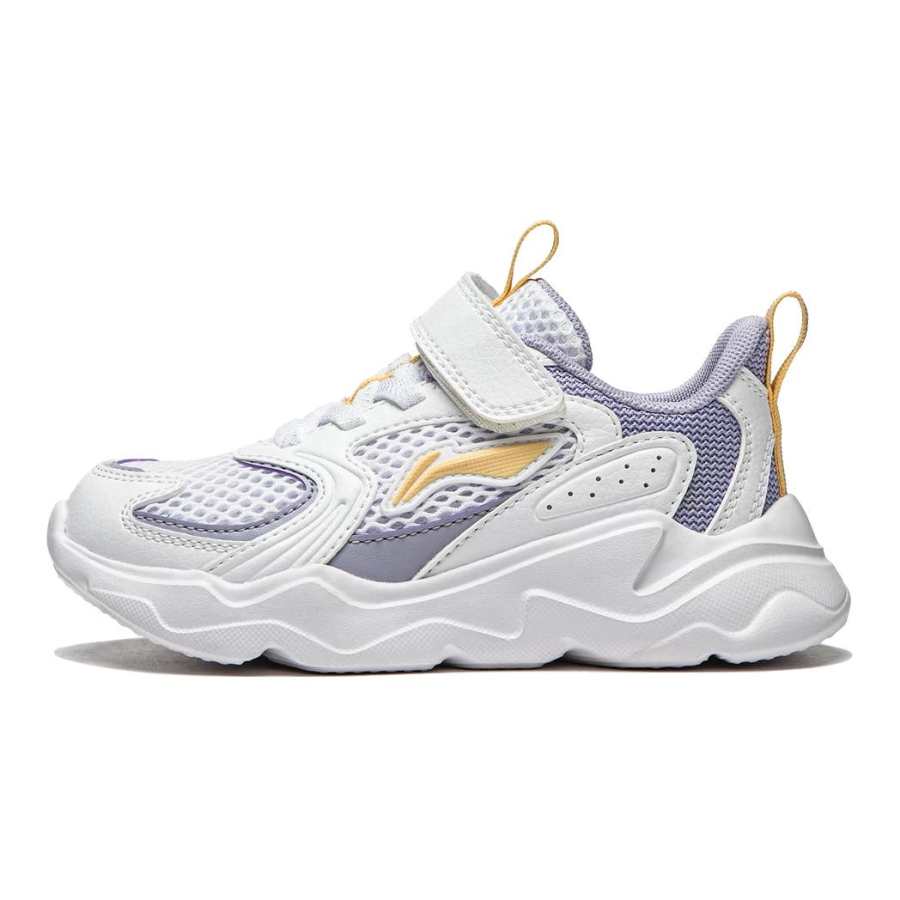 Li-Ning YOUNG Li Ning YOUNG Low top Kids Lifestyle Shoes White Purple Kids'