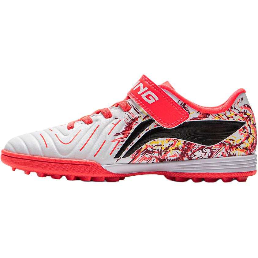 Li-Ning YOUNG Li Ning YOUNG Soccer Ball Synthetic Leather Low top Soccer Shoes Red Unisex