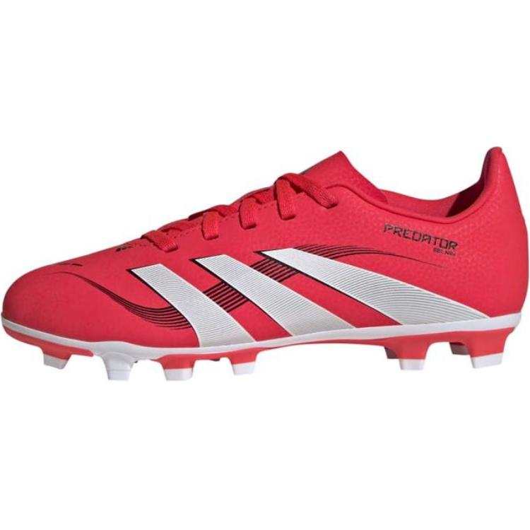 Adidas Adidas Predator CLUB Slip Resistant Abrasion Resistant Low top Kids' Soccer Shoes Red White Kids'