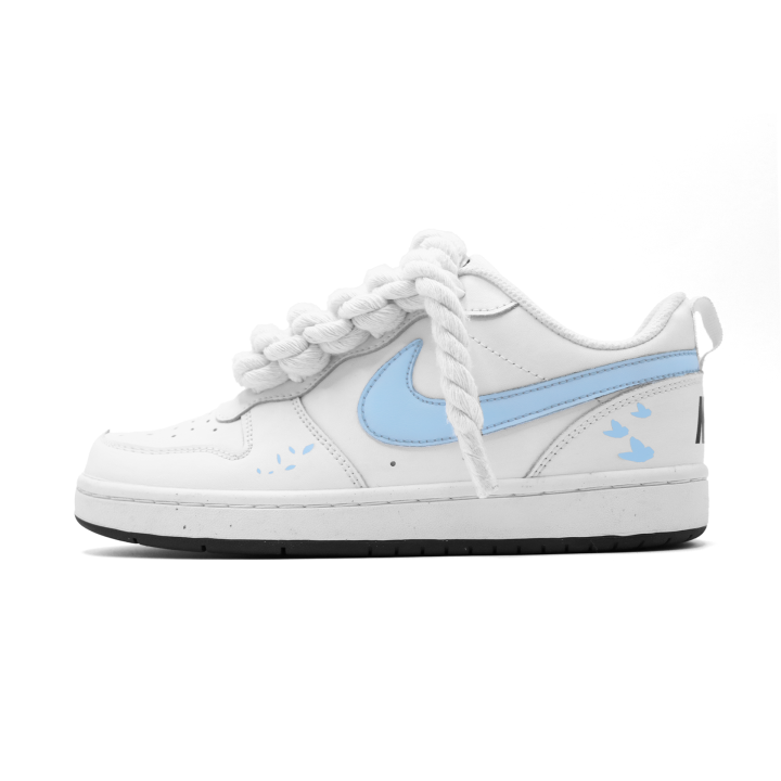 Nike Nike Court Borough Luofu Dream Marks Synthetic Leather Slip Resistant Abrasion Resistant