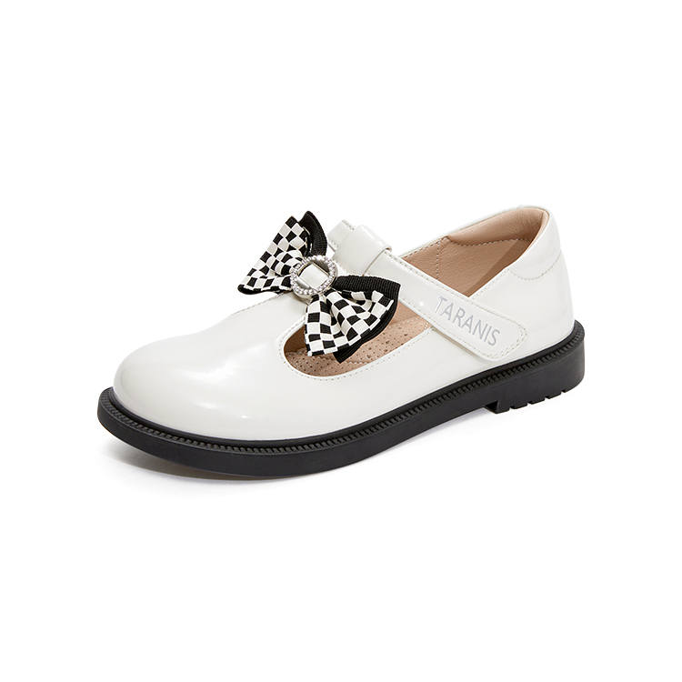 TARANIS Low top Kids' Leather Shoes Ecru Kids'