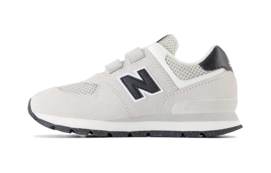 New Balance New Balance NB 574 Abrasion Resistant Breathable Low top Kids' Running Shoes Gray Children Aged 3 7 Years Old