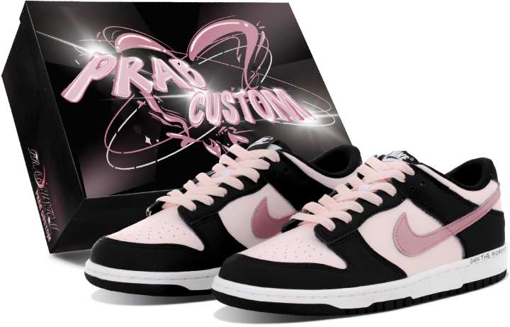 Nike Nike Dunk Sweet Joy Wild Berry Leather Slip Resistant Cushioning Lightweight Cushioning