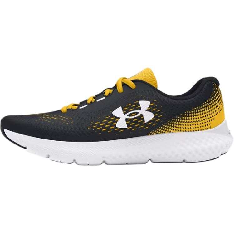 Under Armour Rogue 4 Comfortable And Trendy Low top Kids' Running Shoes Black Yellow Kids'