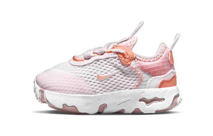 Nike Nike RT Live Slip Resistant Cushioning Abrasion Resistant Low top Toddler Shoes White Pink Orange