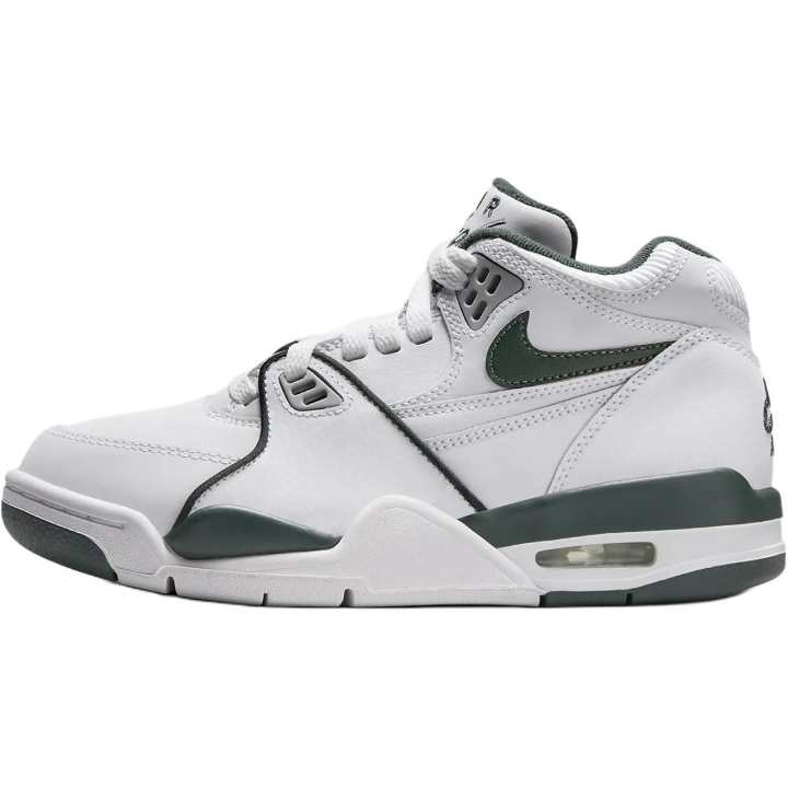 Nike Nike Air Flight 89 High top Basketball Shoes White Green Unisex