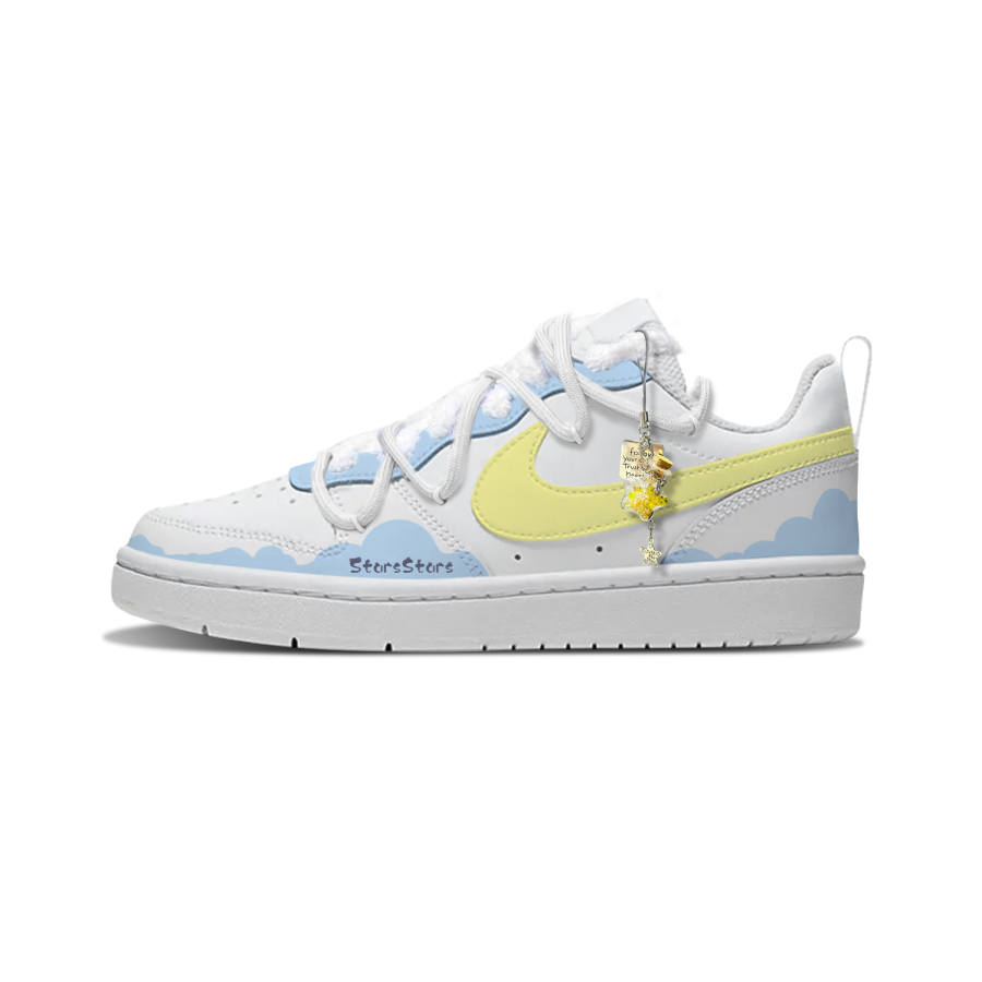 Nike Nike Court Borough Wishing Star Leather Slip Resistant Anti Kick Abrasion Resistant