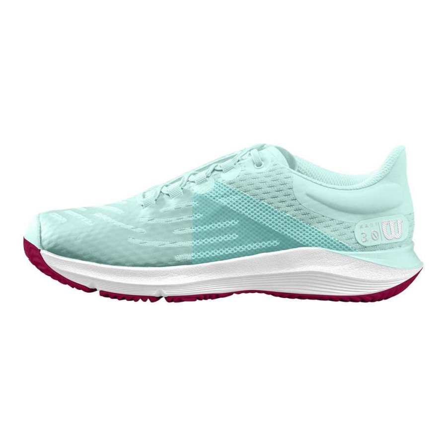 Wilson Kaos Slip Resistant Cushioning Kids' Training Shoes Blue Red Kids'