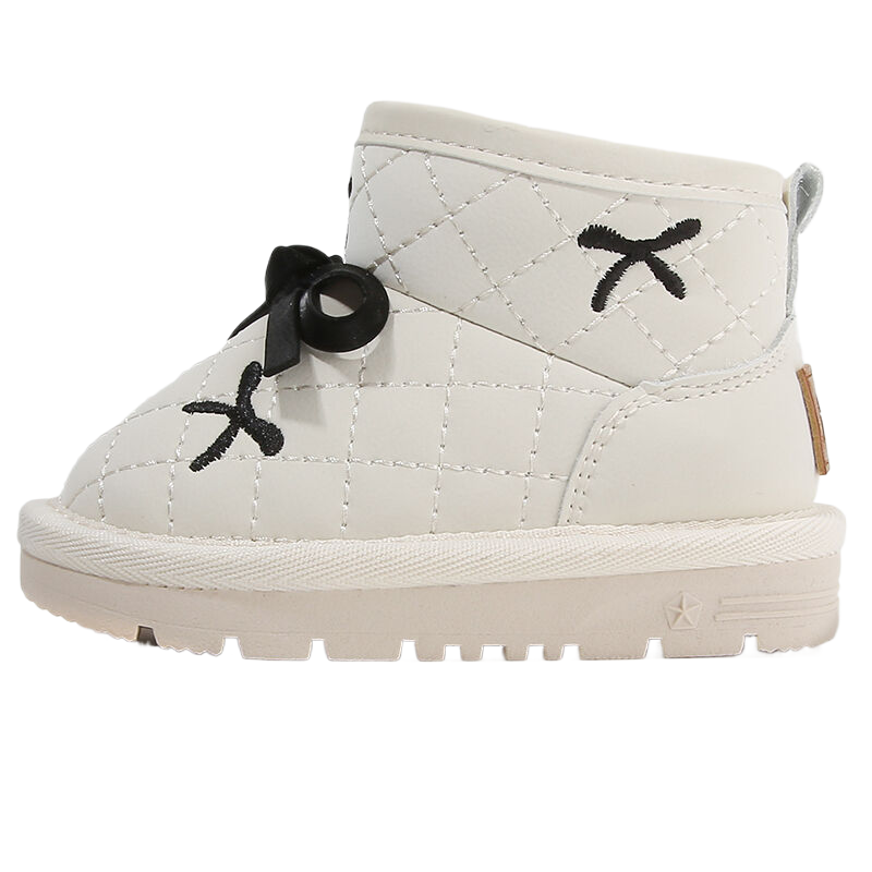 MAIBUXIONG Fleece Lined Comfortable Versatile Casual Thermal Toddler Shoes Infant And Toddler