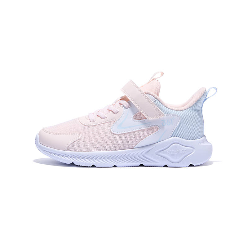 361°KIDS Textile, Synthetic Leather Low top Running Shoes Pink Blue White Unisex