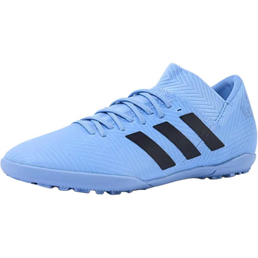 Adidas Adidas Synthetic Leather Cushioning, Wear Resistant Low top Kids' Soccer Shoes Blue Kids'