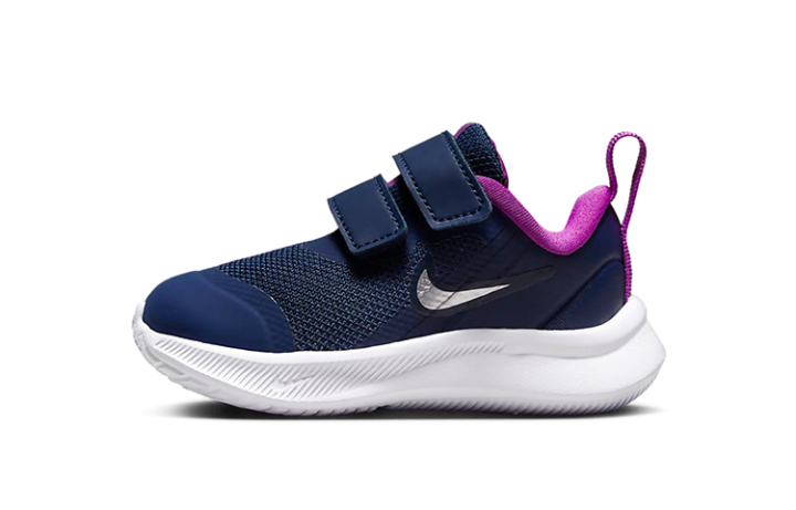 Nike Baby Nike Star Runner 3 Cushioning Slip Resistant Abrasion Resistant Breathable Lightweight Low top Running Shoes