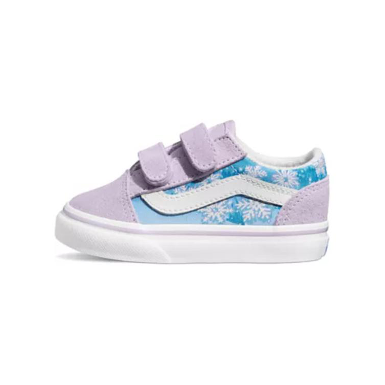Vans Old Skool Cushioning Abrasion Resistant Cushioning, Wear Resistant Low top Toddler Shoes Purple Infant And Toddler