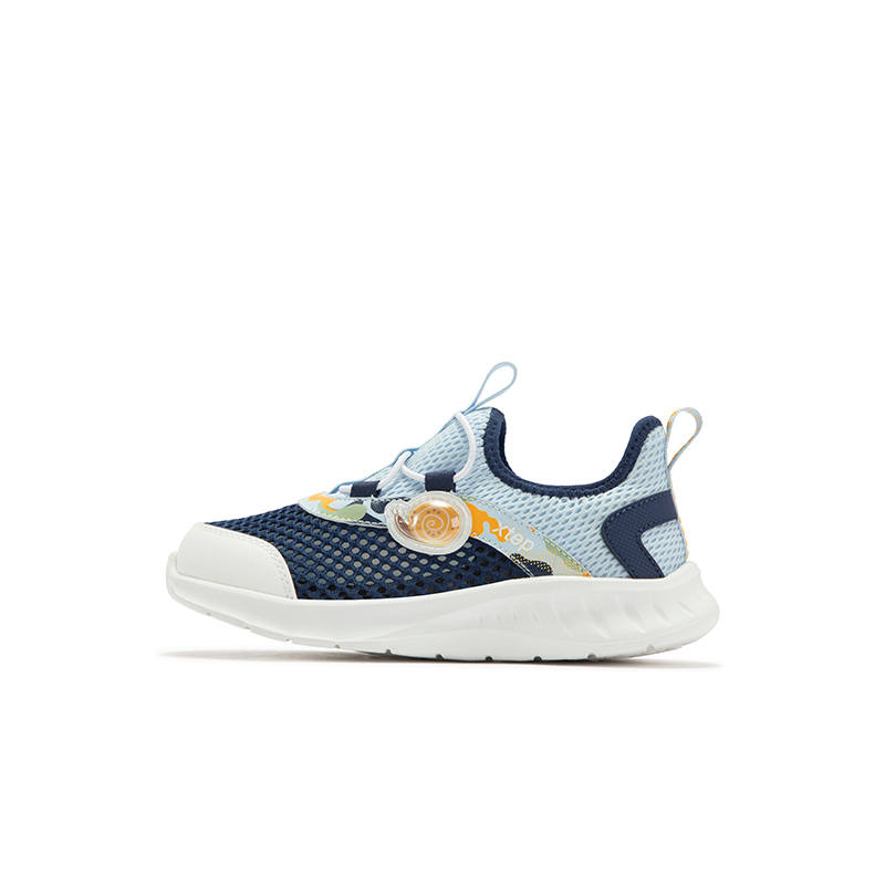 XTEP Fabric Abrasion Resistant Breathable Low top Kids' Running Shoes Blue Kids'