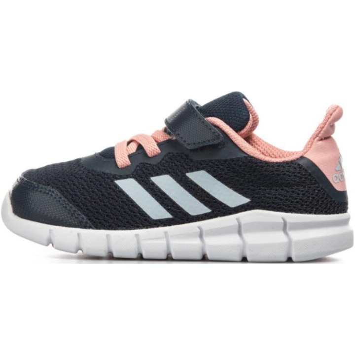 Adidas Adidas PerformanceRapidaflex El I Comfortable Slip Resistant Abrasion Resistant Low top Toddler Shoes Blue