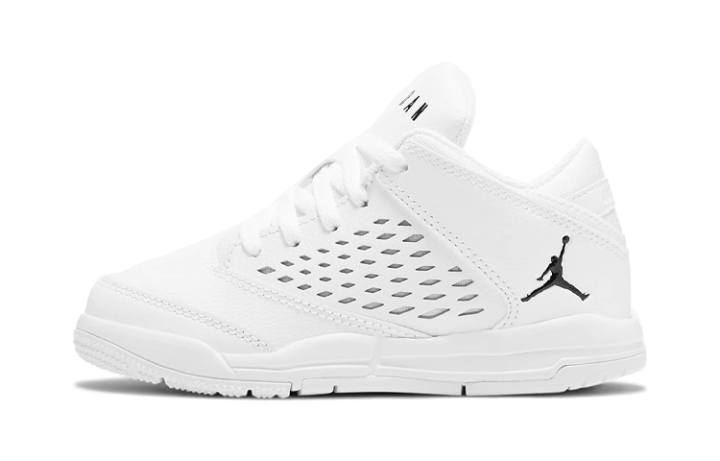 Jordan Jordan Flight Origin 4 Low top Children's Basketball Shoes White Children Aged 3 7 Years Old