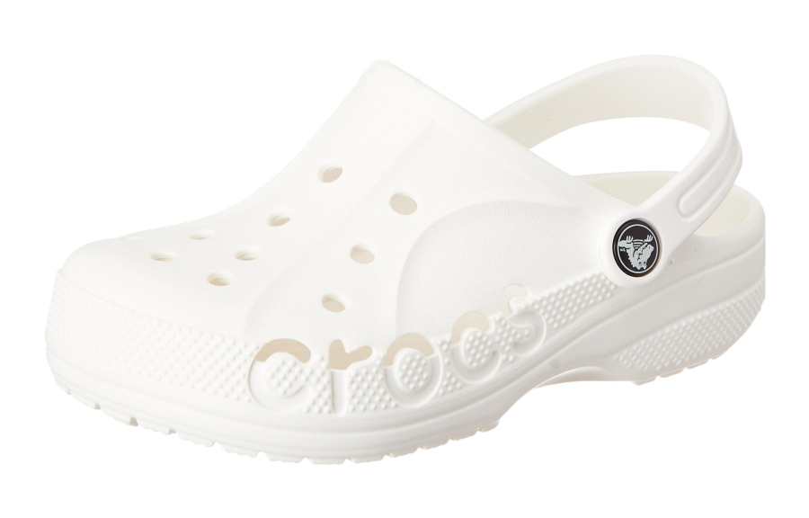 Crocs Baya Clog Slip Resistant Abrasion Resistant Children's Sandals White Kids