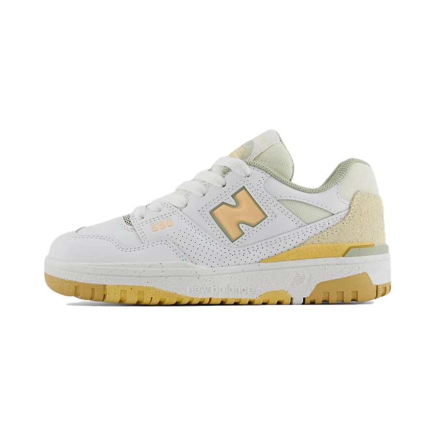 New Balance New Balance NB 550 Low top Kids' Skateboarding Shoes White Brown Children Aged 3 7 Years Old