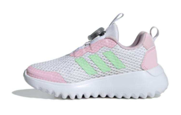 Adidas Adidas ActiveFlex BOA 3.0 BOA 3 Cushioning, Wear Resistant Low top Kids' Running Shoes White Pink Yellow Kids'
